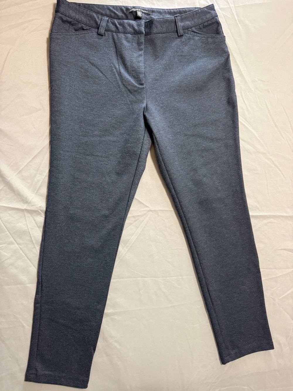 Andrew Marc Heathered Dark Gray Skirt